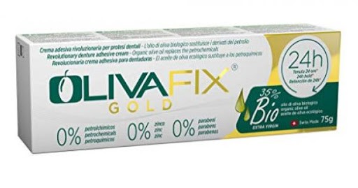 Olivafix Gold Crema Per Dentiera Tubo Da 75 G