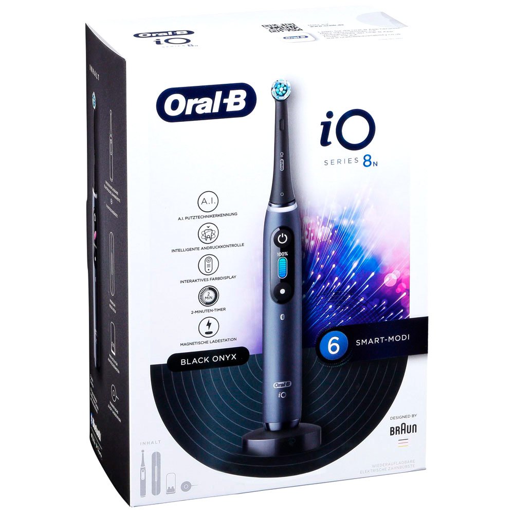 Oral-b io8 nero black spazzolino elettrico a € 267,84 su Farmacia Pasquino