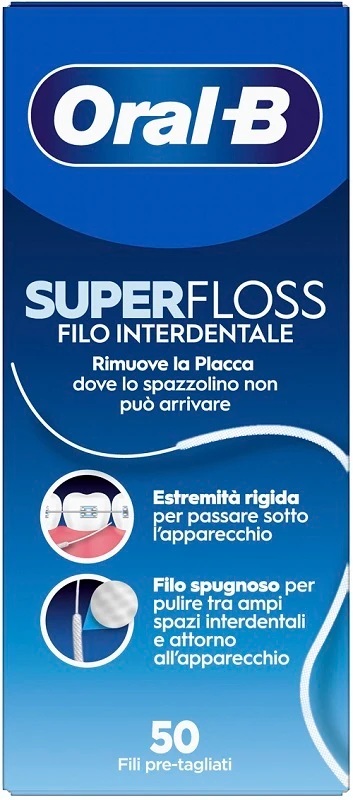 Oral-b Superfloss 50 Fili Filo Interdentale Per Denti