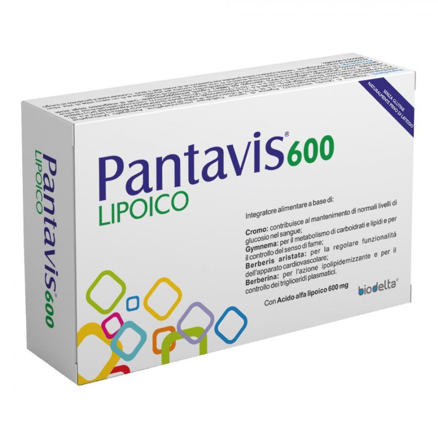 Pantavis 600 Lipoico Integratore Alimentare 30 Compresse