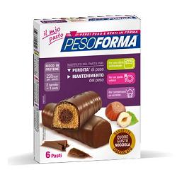 Pesoforma Barrette Cuore Nocciola 12 Pezzi