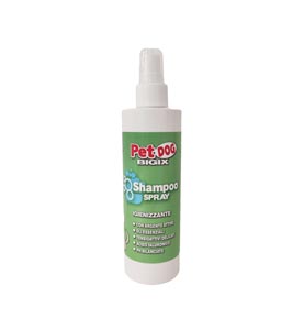 Petdog Bigix Shampoo Spray Per Pulizia Cani 250ml