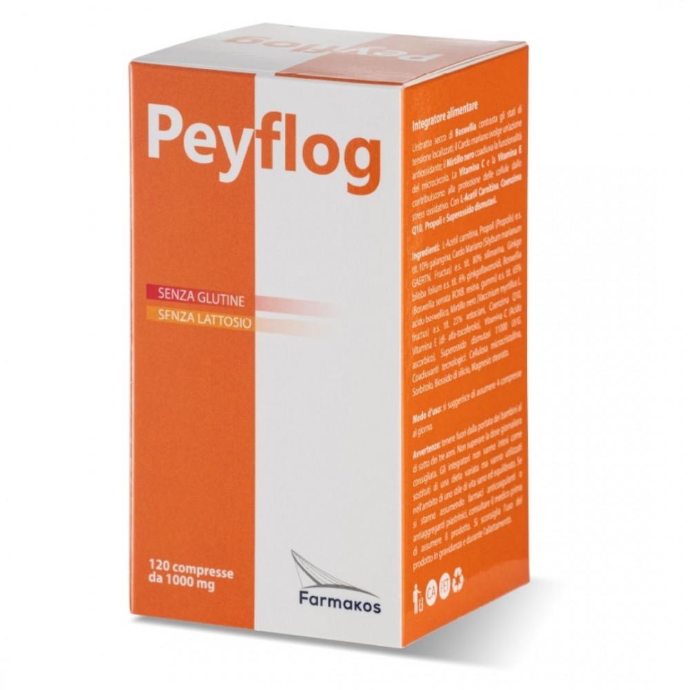 Peyflog Integratore Alimentare Vitamina E 120 Compresse