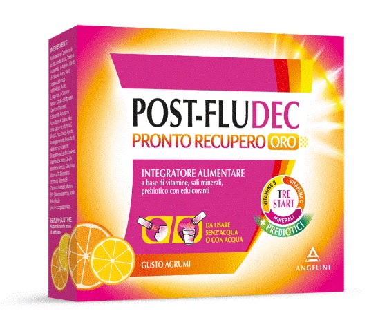 Postfludec Pronto Recupero Oro Integratore Alimentare12 Bustine