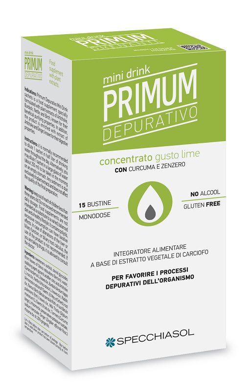 Primum Depurativo Curcuma E Zenzero 15 Bustine