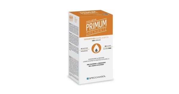Primum Drenante Minidrink Arancia 20 Bustine 