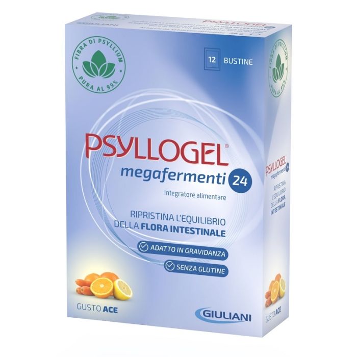 Psyllogel Megafermenti 24 Miliardi Gusto Ace 12 Bustine