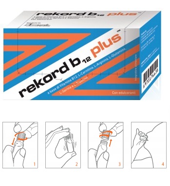 Rekord B12 Plus Integratore Alimentare 10 Flaconcini 10 Ml