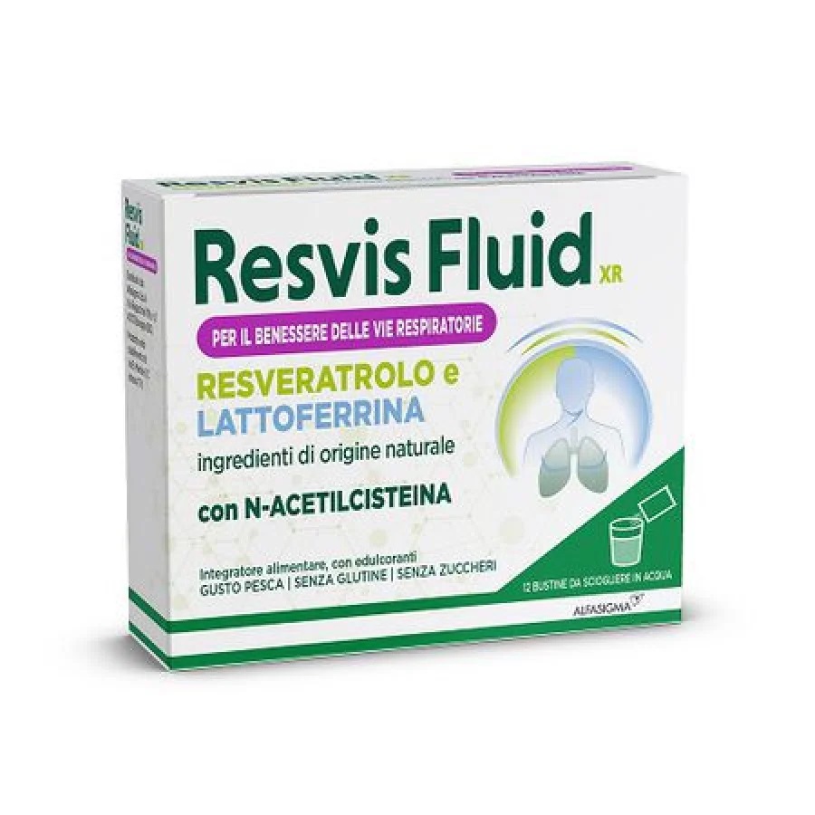 Resvis Fluid Xr Integratore Alimentare 12 Bustine