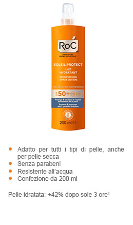 Roc Solari Spray Idratante Spf 50+ Pelle Normale