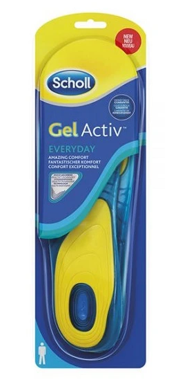 Scholl Gel Activ Everyday Uomo Soletta Per Scarpe 1 Paio