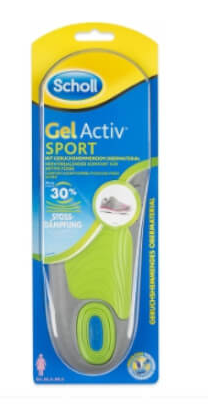 Scholl Gel Activ Sport Donna Soletta Per Scarpe 1 Paio