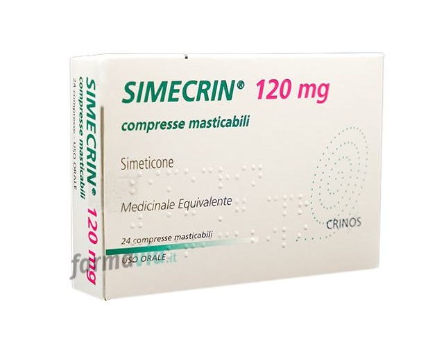 Simecrin 24 Contro Bruciore E Nausea Compresse 120 Mg