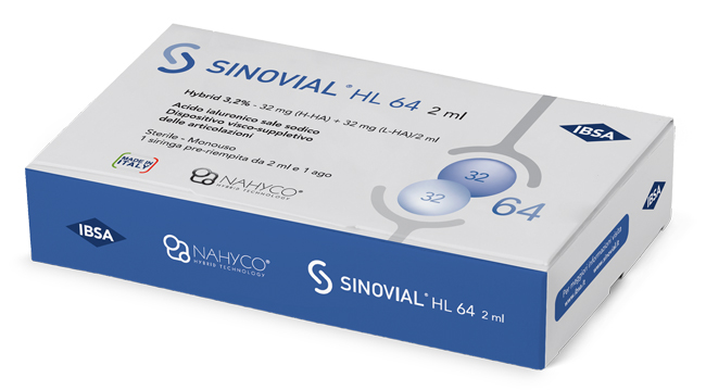 Sinovial Hl 64 Siringa Acido Ialuronico 2 Ml