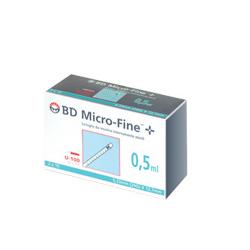 Siringhe Insulina Bd 0,5ml G 29 30 Pezzi