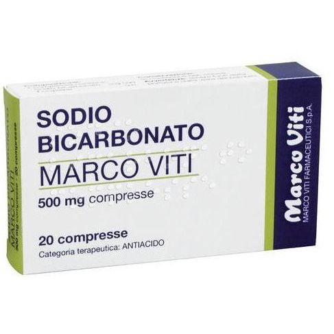 Marco Viti Sodio Bicarbonato 20 Compresse 500 Mg