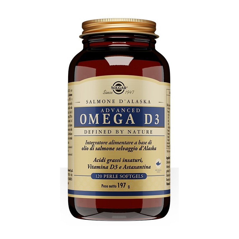 Solgar Advanced Omega D3 Integratore Alimentare 120 Perle