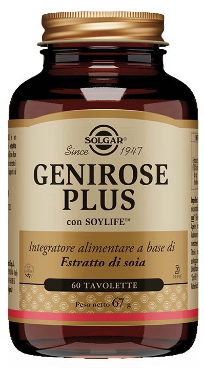 Solgar Genirose Plus Integratore Alimentare 60 Tavolette