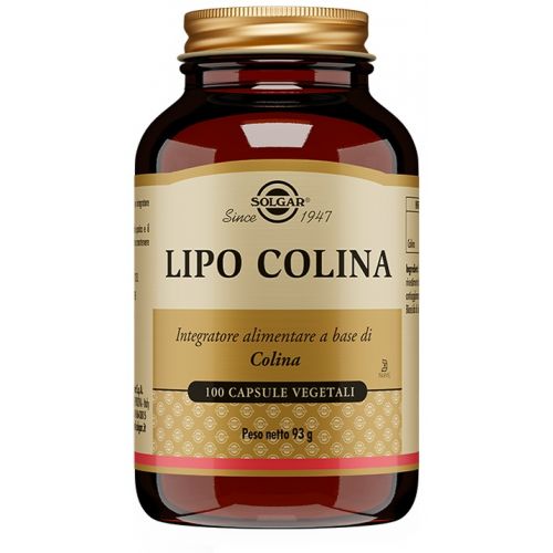 Solgar Lipo Colina Integratore Alimentare 100 Capsule
