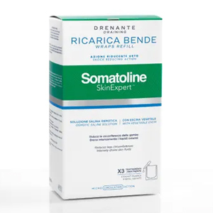 Somatoline Cosmetic Skin Expert Ricarica Bende Drenanti 3 Pezzi
