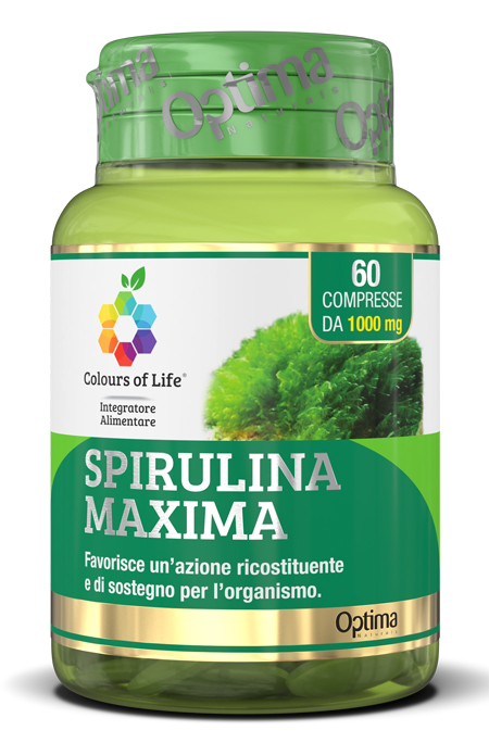 Optima Naturals Spirulina Maxima Colours 60 Compresse