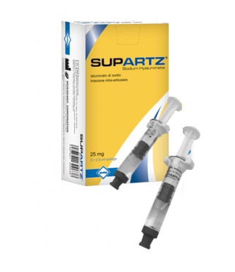 Supartz Siringa Intra Articolare 2,5 Ml 3 Pezzi 
