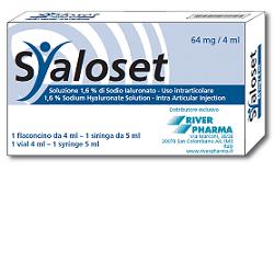 Syaloset 1 Flacone 4 Ml + 1 Siringa 5 Ml