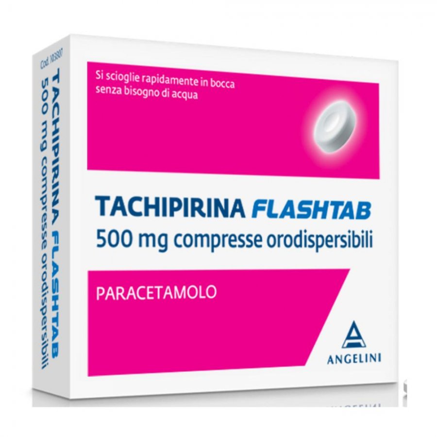 Tachipirina 250 Mg Flashtab Febbre E Influenza 12 Compresse