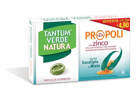 Tantum Verde Natura Eucalipto E Miele 15 Pastiglie