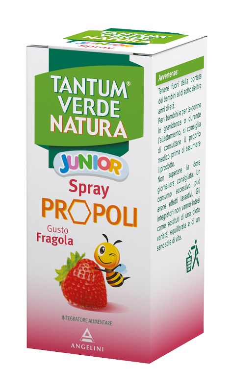 Tantum Verde Natura Junior Spray Gusto Fragola 25 Ml
