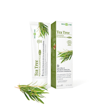 Biosline Tea Tree Pomata Eudermica Bio Per Micosi Unghie 50 Ml