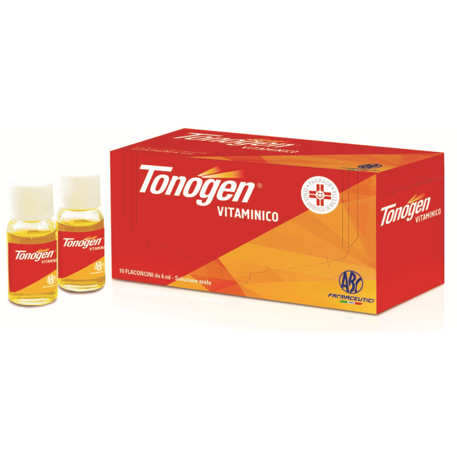 Tonogen Vitaminico Integratore Alimentare Confezione Da 10 Flaco