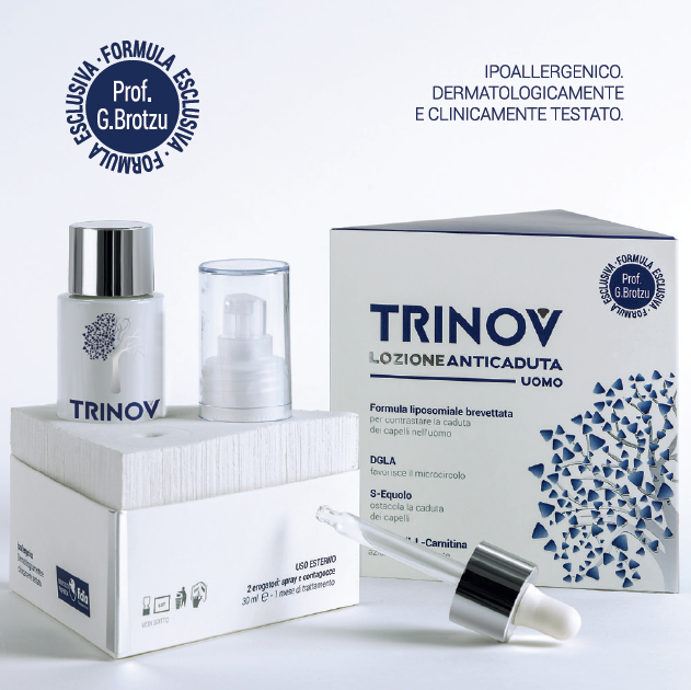 Trinov Lozione Anticaduta Per I Capelli Dell'uomo 30 Ml