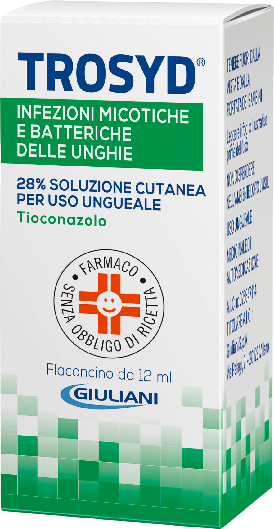 Trosyd Soluzione Ungueale Per Pelle E Unghie Flacone Da 12 Ml