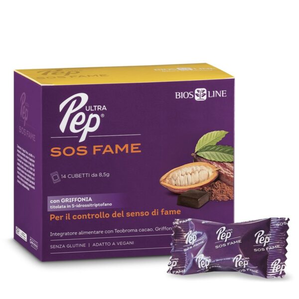 Biosline Ultra Pep Sos Fame 14 Cubetti Gusto Cacao