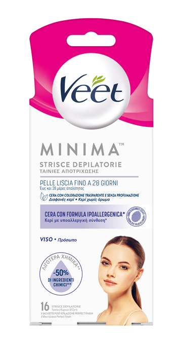Veet Strisce Depilatorie Viso 