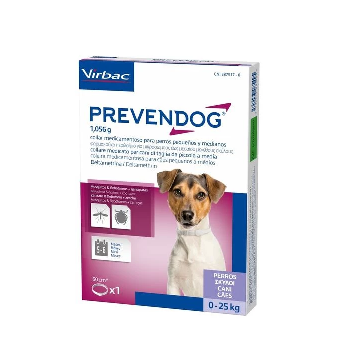 Virbac Prevendog 1 Collare 60 Cm Cane Sotto A 25 Kg