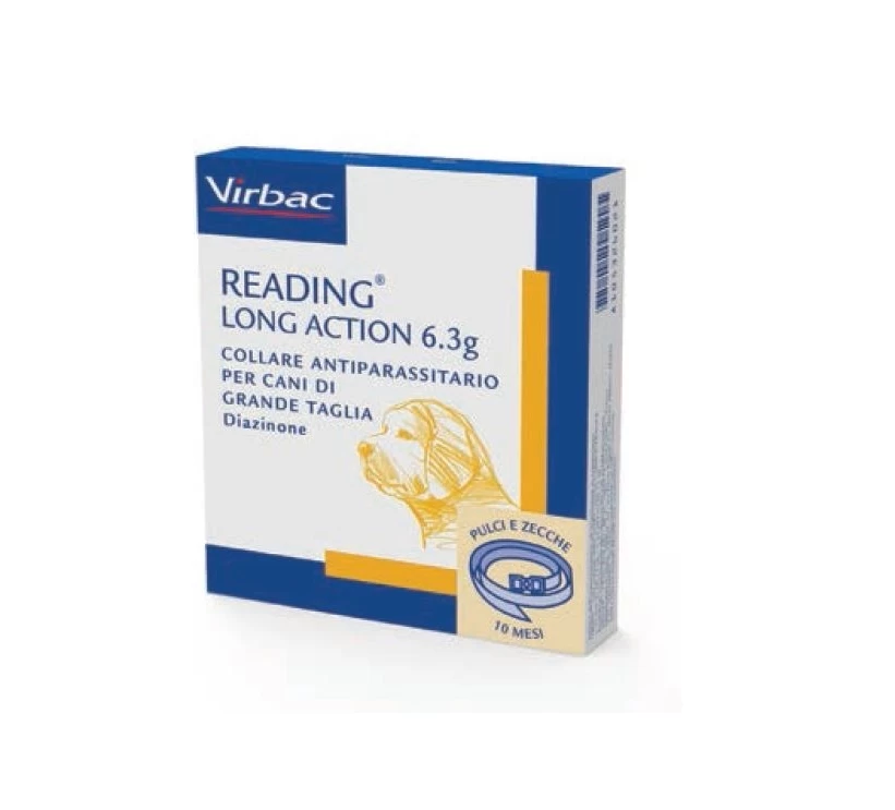 Virbac Reading Long Action Collare Cane Taglia Grande 6,3 Gr