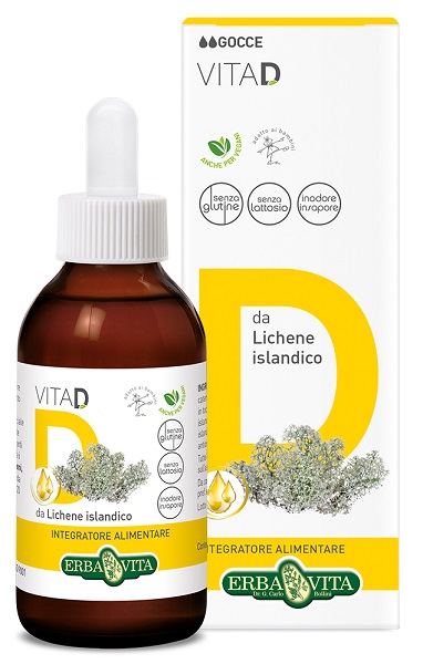 Erba Vita Vita D Gocce Integratore Di Vitamina D 50 Ml