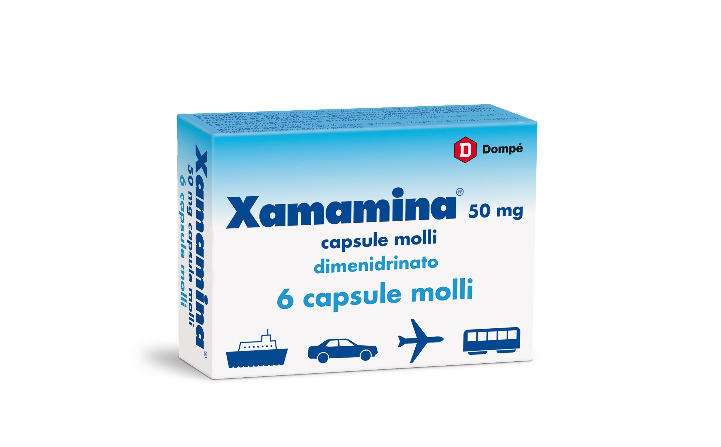 Xamamina Per Nausea Aereo, Auto, Macchina E Treno 6 Compresse