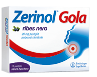 Zerinol Gola Ribes 18 Pastiglie