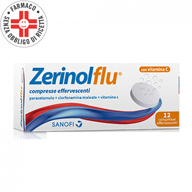 Zerinolflu Contro Sintomi Influenzali E Raffreddore 12 Compresse
