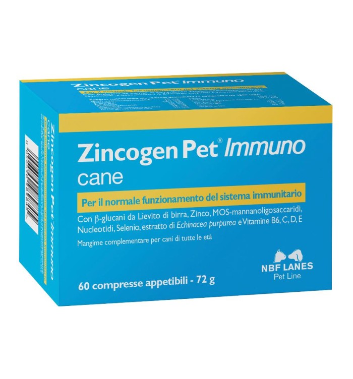 Zingogen Pet Immuno Mangime Complementare 60 Compresse