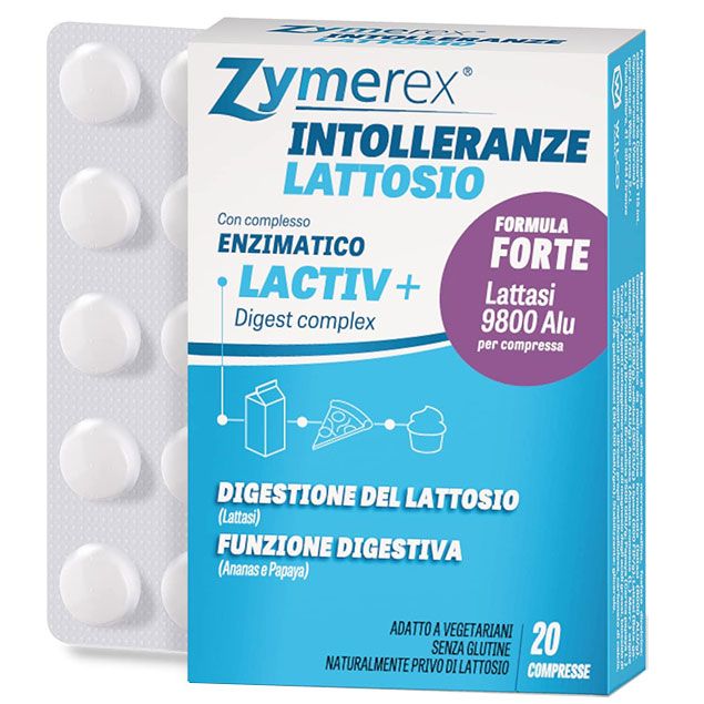 Zymerex Per La Digestione Del Lattosio 20 Compresse