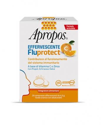 APROPOS FLUPROTECT EFFERVESCENTE C 20 COMPRESSE