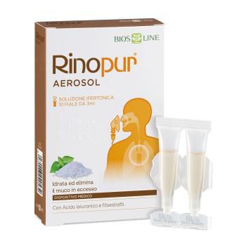 BIOSLINE RINOPUR AEROSOL MONODOSE 10 FIALE