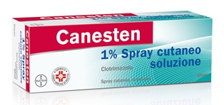 CANESTEN SPRAY CUTANEO 40 ML 1%