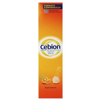 CEBION EFFERVESCENTE ARANCIA 20 COMPRESSE