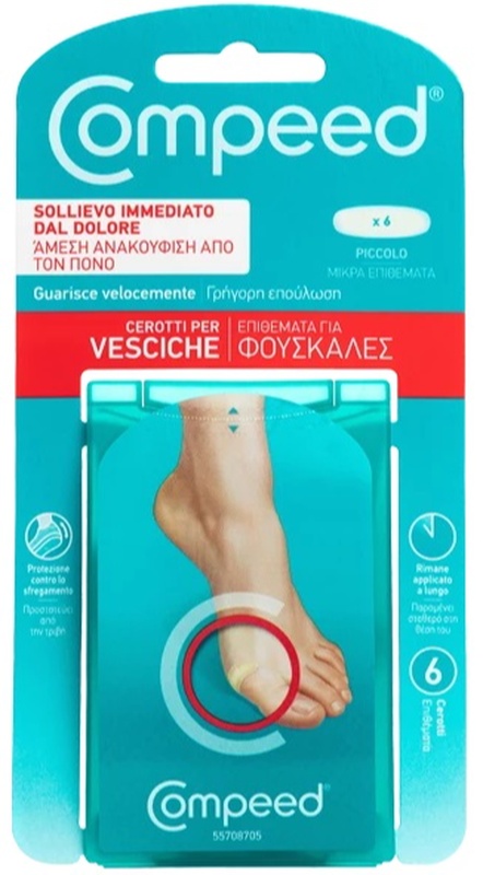 COMPEED CEROTTI VESCICHE PICCOLO 6 PEZZI