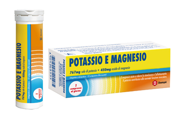 DOMPE' POTASSIO + MAGNESIO 12 COMPRESSE